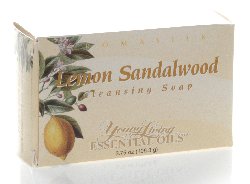 LEMON SANDALWOOD CLEANSING SOAP (Aromatherapy soap bar)